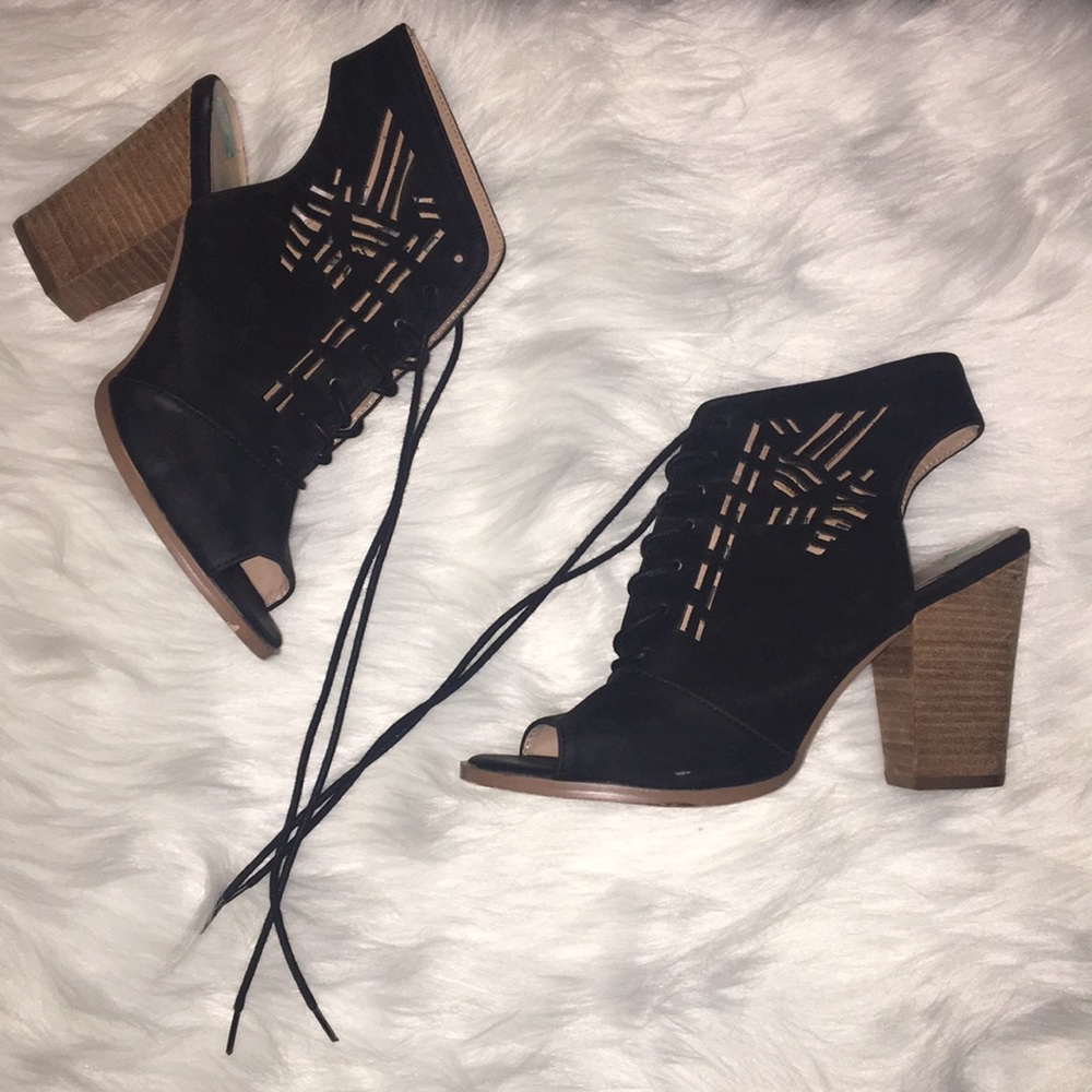 Open toed heals/ boots